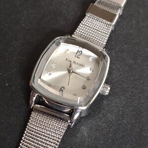 Untested Silver Tone Kim Rogers Watch
